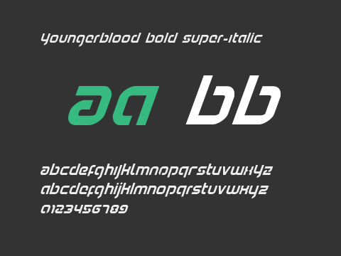 Youngerblood Bold Super-Italic