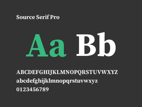 Source Serif Pro