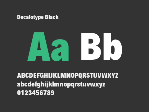 Decalotype Black