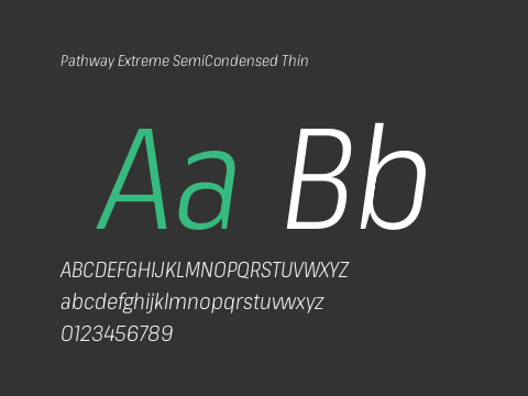 Pathway Extreme SemiCondensed Thin