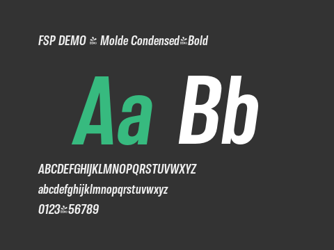 FSP DEMO - Molde Condensed-Bold