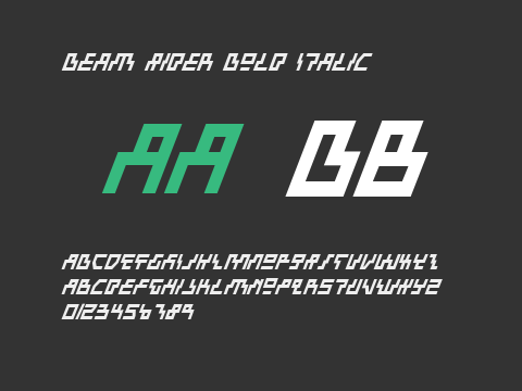 Beam Rider Bold Italic