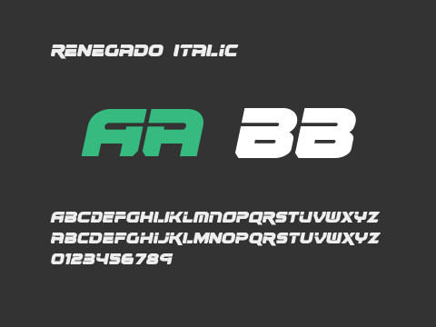 Renegado Italic