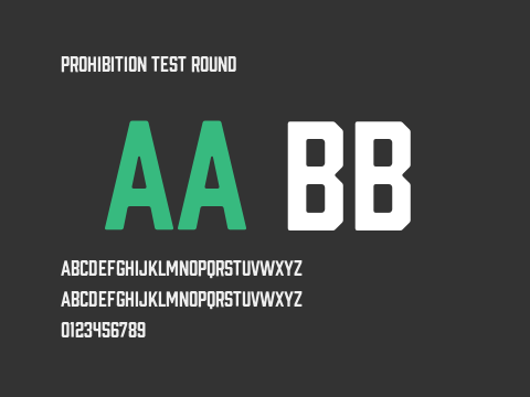 Prohibition Test Round