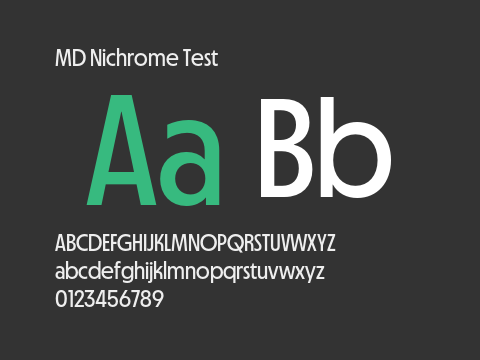 MD Nichrome Test