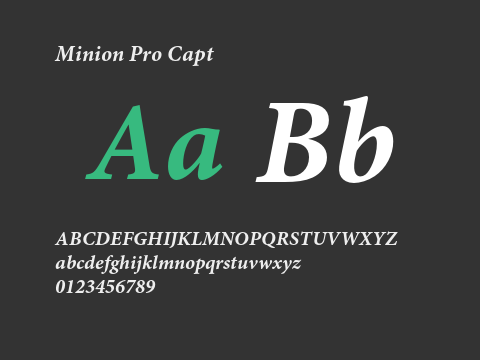 Minion Pro Capt