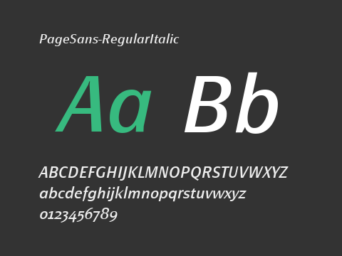 PageSans-RegularItalic