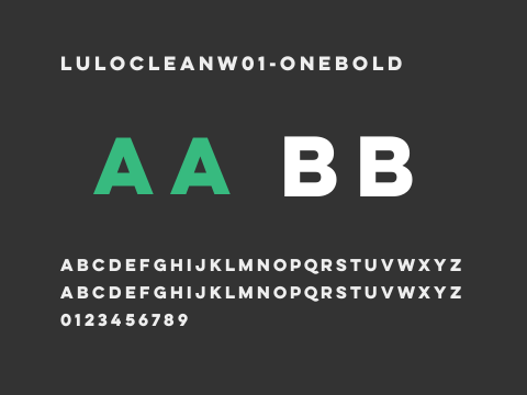 LuloCleanW01-OneBold