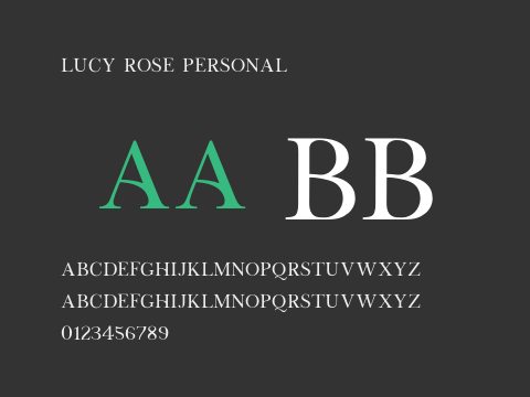 Lucy Rose PERSONAL