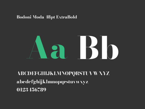 Bodoni Moda 48pt ExtraBold