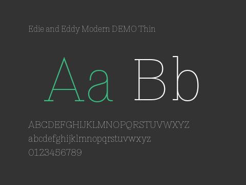 Edie and Eddy Modern DEMO Thin