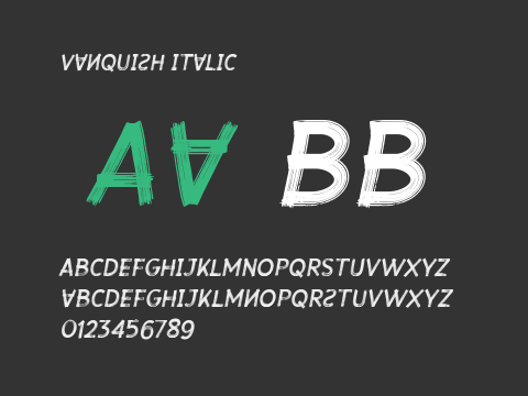 Vanquish Italic