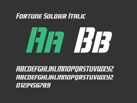 Fortune Soldier Italic