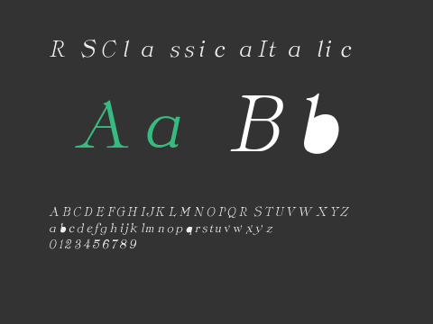 RSClassicaItalic