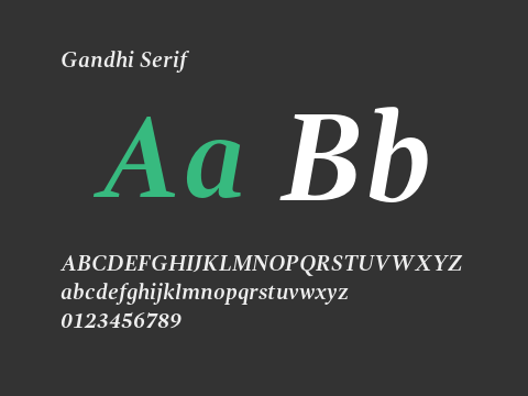 Gandhi Serif