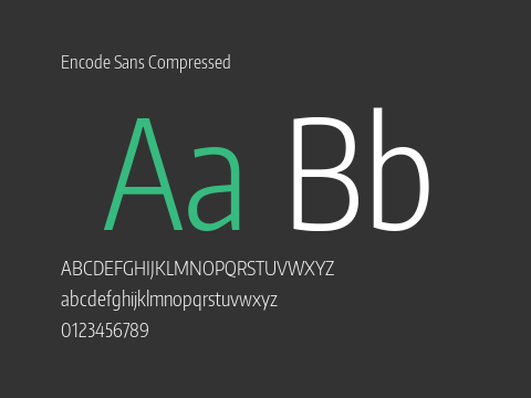 Encode Sans Compressed