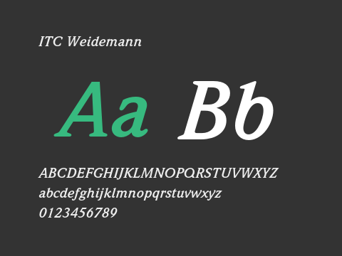 ITC Weidemann