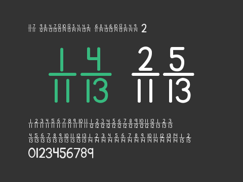 KG Traditional Fractions 2