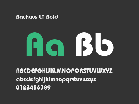 Bauhaus LT Bold