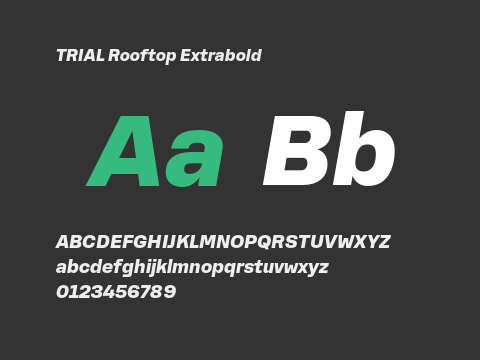 TRIAL Rooftop Extrabold