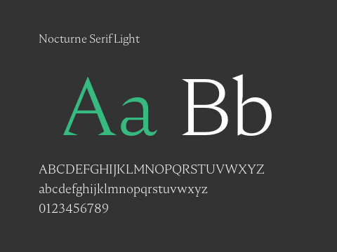 Nocturne Serif Light