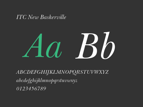 ITC New Baskerville