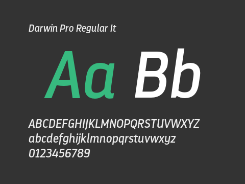 Darwin Pro Regular It