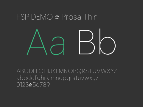 FSP DEMO - Prosa Thin