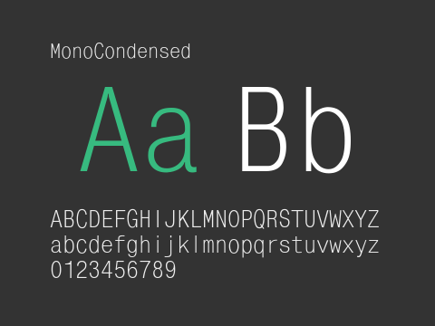 MonoCondensed