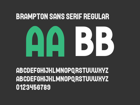 Brampton Sans Serif Regular