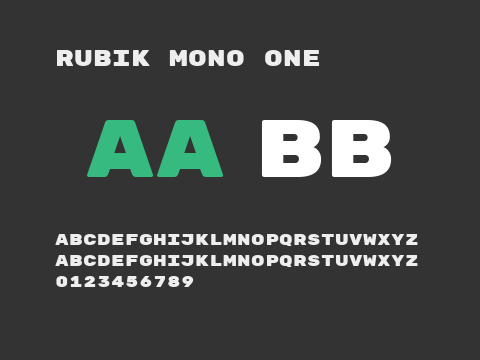 Rubik Mono One