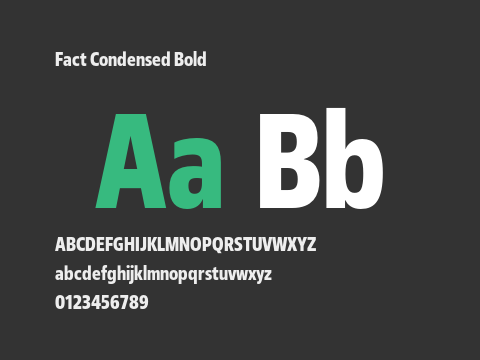 Fact Condensed Bold