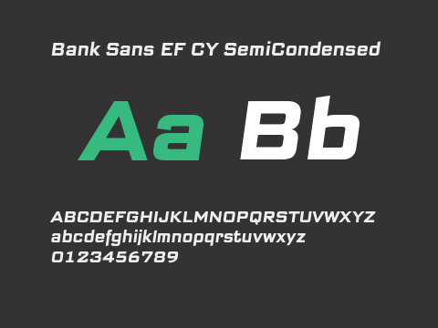 Bank Sans EF CY SemiCondensed