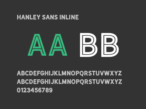 Hanley Sans Inline