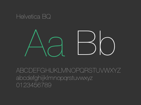 Helvetica BQ