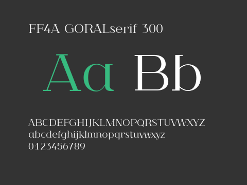 FF4A GORALserif 300