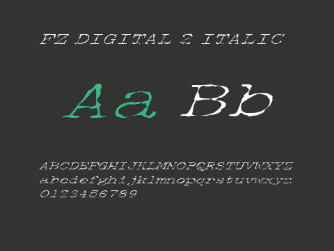 FZ DIGITAL 2 ITALIC