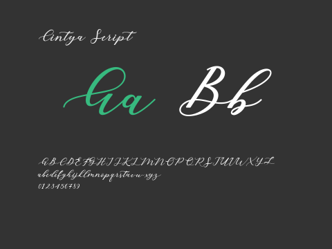 Cintya Script