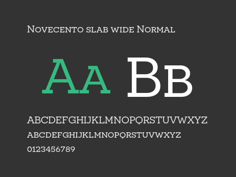 Novecento slab wide Normal