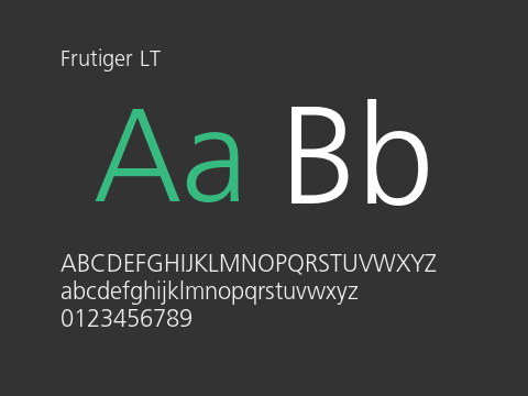 Frutiger LT