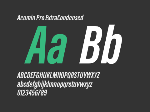 Acumin Pro ExtraCondensed