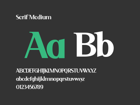 Serif Medium