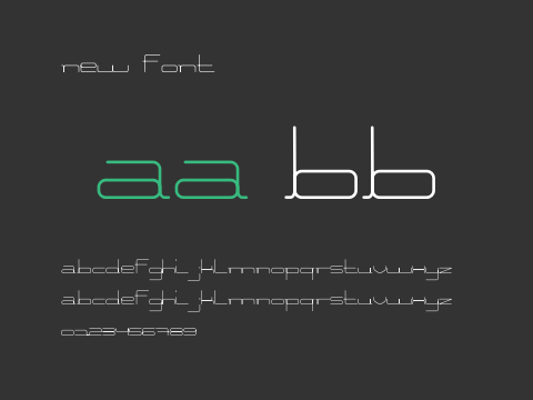 new Font