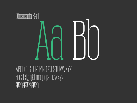 Obcecada Serif