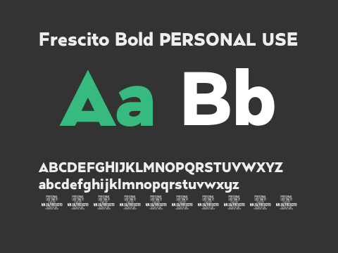 Frescito Bold PERSONAL USE