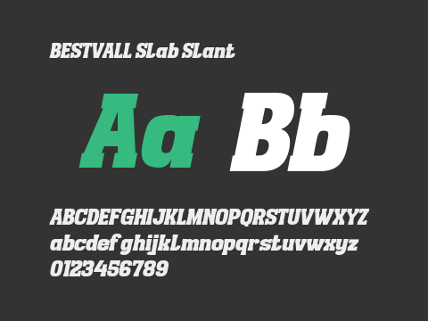 BESTVALL Slab Slant