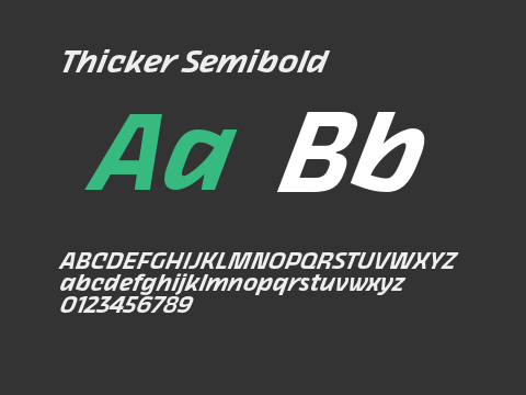 Thicker Semibold