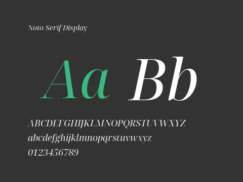 Noto Serif Display