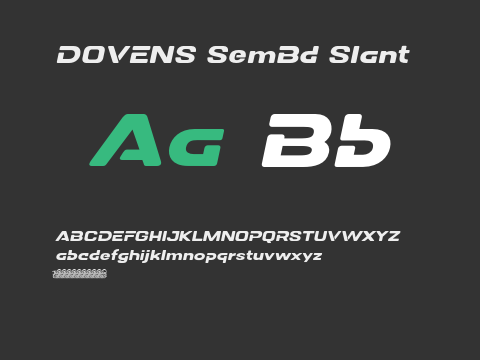 DOVENS SemBd Slant