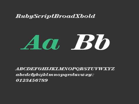 RubyScriptBroadXbold